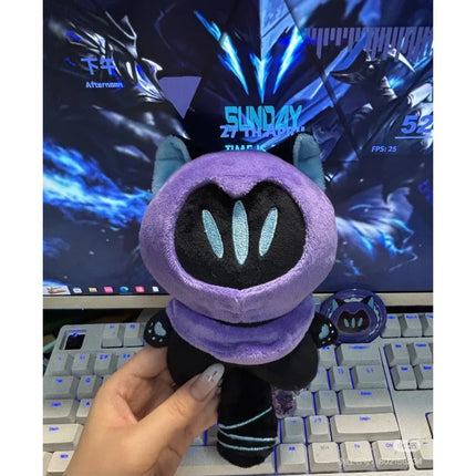 Game Valorant Omen Plush Toy Cute Omen Stuffed Doll Soft Anime Figure Plushies Birthday Gift Collectible Home Decor