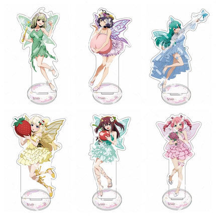 Gushing Over Magical Girls Locomuji White Dress Daisy Acrylic Standkeying, Elf Wings Anime Desk Ornament, Collectible FigureGift
