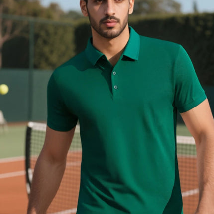Men's Summer Solid Color Polo Shirt 13 Colors Available Upgraded Fabric Casual Sportswear Top Perfect for Business