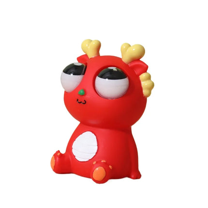 Pop Eye Squeeze Capybara Animal Sensory Toys Fun Novetly Fidget Stress Relief Anxiety Eyeball Bouncing Toy Gifts for Kids Adults