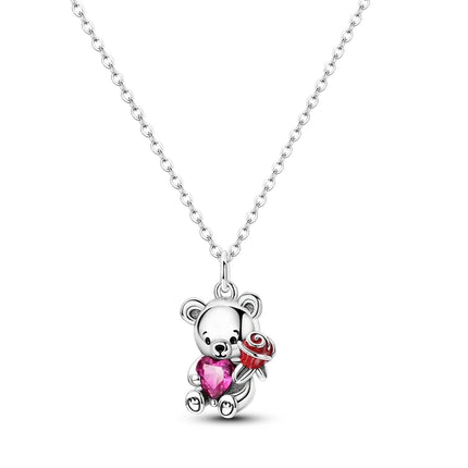 925 Sterling Silver Necklace Dreamcatcher Painting Plate Butterfly Necklace Fit Original Charms Fine Jewelry DIY Women Fashion