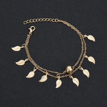 Simple Slim Adjustable Ankle bracelets Silver Color Anklets for Women Summer Beach on the Leg Chain Cheville Foot Jewellery