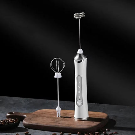 Portable electric milk mixer, handheld mixer, USB mini coffee machine mixer, cappuccino cream mixer, egg beater, food mixer