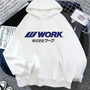 2025 Jdm Style Printed Hoodie Unisex Men Women Casual Fashion Hooded Pullover Sweatshirts Long Sleeves Y2k Streetwear Clothing