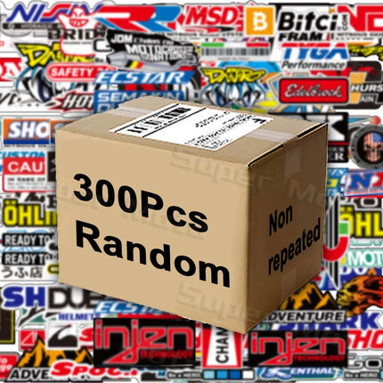 Motorcycle Stickers Racing Sponsor Logo Decor Helmet Fuel Tank Body Side Strips Decals Waterproof For Honda Suzuki BMW Yamaha