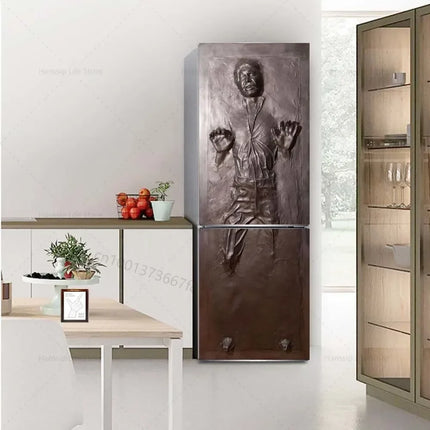 Coke Vending Machine Mural Refrigerator Door Art Mural Sticker Peel and Stick Phone Booth Coffee Wallpaper Fridge Door Decals