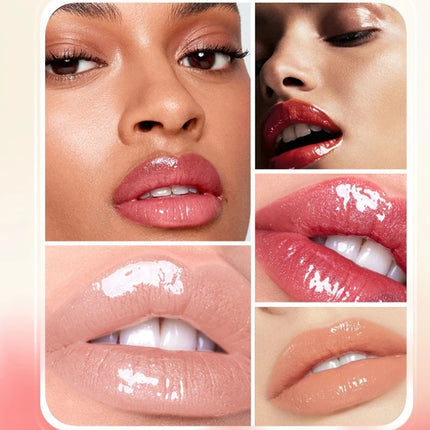 Mirror Lip Color Set, Moisturizing Lip Gloss Gift Box, A Cute Gift for Others