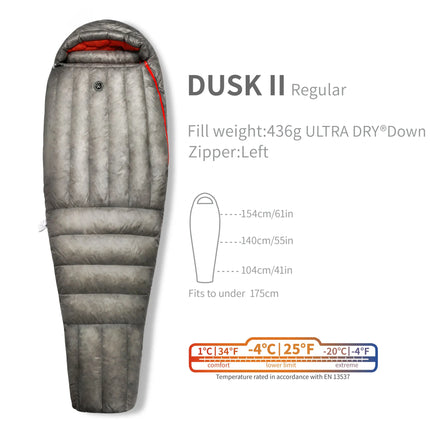 AEGISMAX Wind Hard Dusk Upgrade 7D Nylon DWR 800FP Ultra Dry Down Pro Ultralight Sleeping Bag Camping and Hiking for Men & Women