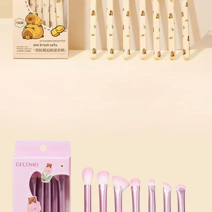 GECOMO Eye makeup brush set, Detail brush, Shading brush,Nose Shadow Eye Makeup set,a complete set of makeup tools for beginners