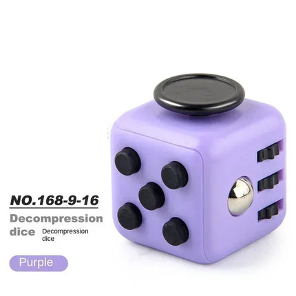 Solid Color Fidget Decompression Dice for Release Stress Autism Anxiety Relieve Adult Kids Stress Relief Anti-Stress Fingertip