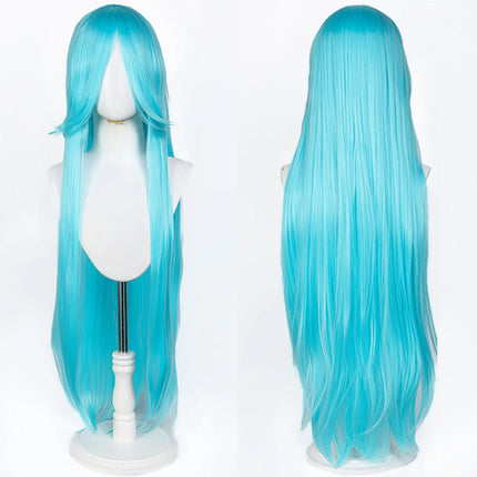 Long Straight Cosplay Wig 100CM Multiple Colors Pink Blonde Black Anime Costume Wig Universal Synthetic Cos Wig Daily Party Wig