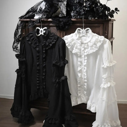 Elegant Gothic Kawaii Women Sweet Tops Vintage Y2K Tees Retro Clothing Punk Subculture T Shirts Japanese Fashion 2025 Summer