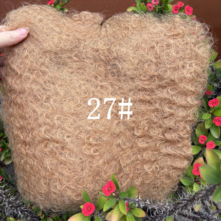 Gray Color 4C Afro Kinky Bulk Human Hair 50g/Pack for Dreadlock Extensions Loc Repair Braiding Twist Tight Afro Kinky Human Hair