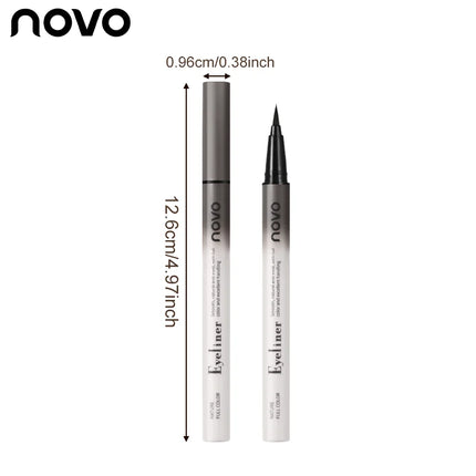 Waterproof Liquid Eyeliner, Quick-Dry, Sweat-Resistant, Smudge-Proof & Long-Lasting, High-Pigmented Liner For Bold Looks,