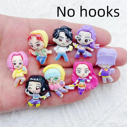 10pcs resin cartoon character jewelry earrings necklaces bracelets pendants DIY accessories