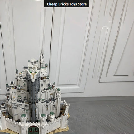 Dispaly Model The City Capital Minas Tirith Home Decor Adults Gifts DIY Bricks Building Blocks Cheapest 2026 Suitable 8278pcs