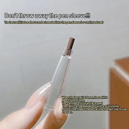 Waterproof Eyebrow Pencil Professional Women Eyes Makeup Tattoo Tint Microblading Pen Wood Natural Cosmetic Beauty Eyebrow Tool
