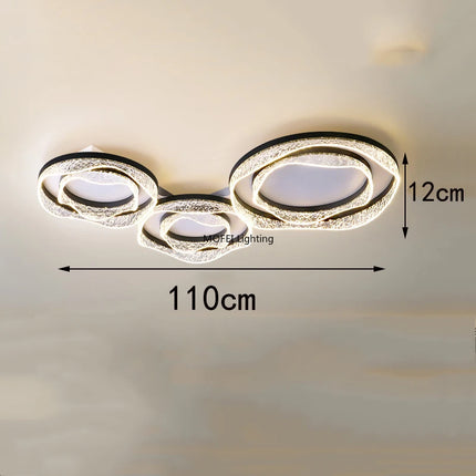 Nordic Minimalist LED Ceiling Light Modern Home Decor Fixture for Living Room Bedroom Salon Practical Interior Lighting Lamparas