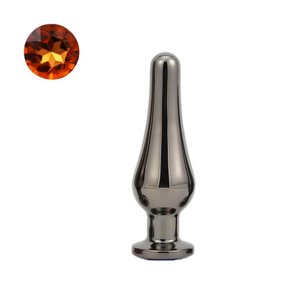 Gun Color Stainless Steel Anal Plug Dildo Sex Toys Products 3 Sizes Butt Plug For Women Sex Adult Game Prostate Massager