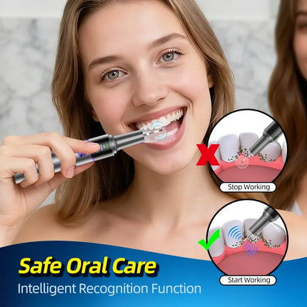 Visible Electric Ultrasonic Tooth Cleaner with Camera 4 Modes Tartar Remover Tooth Stain Cleaning Tool Teeth Whitening Care