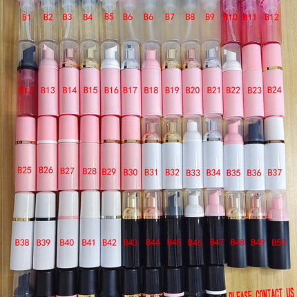 Wholesale Custom Private Label Lash Cleanser 30ml 60ml Eyelashes Extension Shampoo With Brush Eyelash Shampoo Cleanser Kit