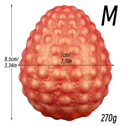Butt Plug Huge Hot Selling Egg Type Anal Dildo With Chain Tail Anal Toys Sm Anal Training Dilation Couple Masturbation Sex Toy
