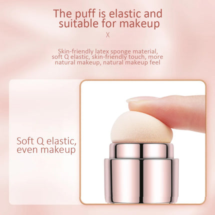 4-in-1 Multifunctional Makeup Brush Set - Professional Portable Foundation Blush Eyeshadow Lip Brushes Travel Kit with Case