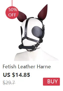 Slave Roleplay Erotic Costumes of Leather Pig Head Hood Mask for Men Gay Bdsm Bondage Pet Play Headgear Sex Toy Exotic Accessory