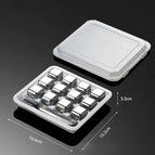 12pcs Silver Clip