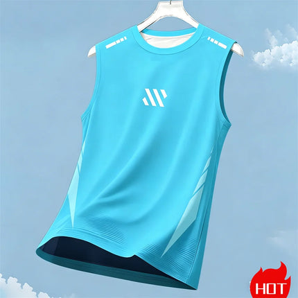 Summer Men's retro Fitness Tank Top Breathable quick drying sports men's t-shirts and tank tops 3D pattern Gym Sleeveless T-shir