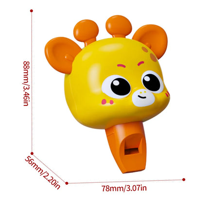 Interactive Giraffe Toy with Suction Cup, 360° Rotation ，ABS - Motor Skills Development Toy  (Christmas/Halloween Gift)