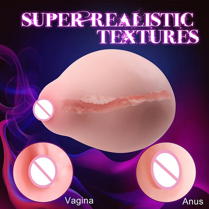 Artificial Vagina Male Masturbation Cup Realistic Papaya-shaped breasts Soft Touch Pockt Pussy Masturbator Sex Toys for Men