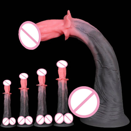 Liquid Silicone Long Horse Dildo Strap On Thick Penis Masturbator Adult Toy Anal Dildo Vaginal Stimulation Sex Toys Sex Shop 18+