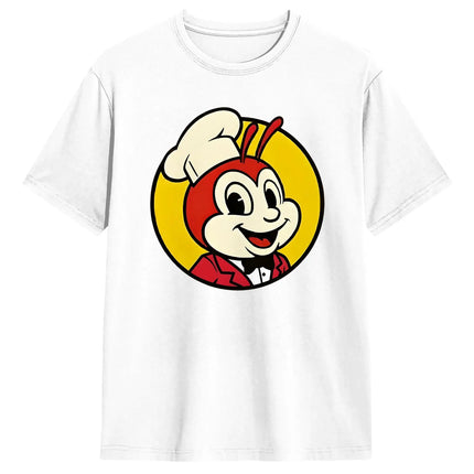 Couple T-Shirt J-Jollibee Bee Mascot  T Shirts Hippie  Summer Tees Vintage 100% Cotton Clothes Gift Idea