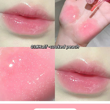 Fruit extract moisturizing lip balm water-shining mirror moisturizing and moisturizing autumn and winter lipstick base lip gloss