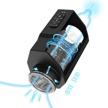 Automatic Male Masturbator Cup Thrusting Rotating Oral Sex Vagina Pussy Soft Silicone Toys Blowjob Masturbation Adult Supplies