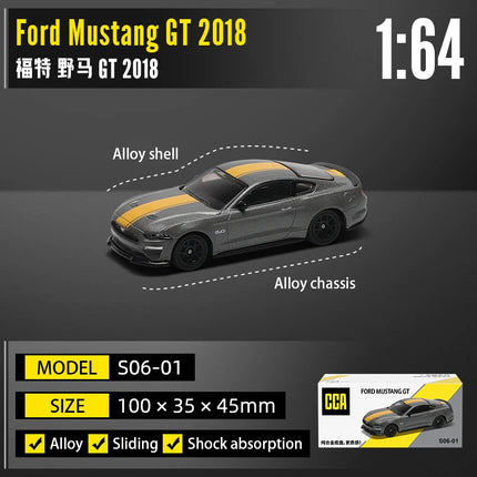 CCA 1:64 BMW, Audi, Ford, Nissan Lamborghini Collection Full body Alloy Manufacturing Die Casting Car Model Toy Car