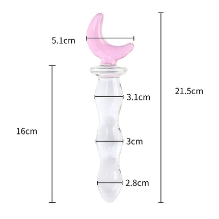 Adult Anal Sex Toys with Crystal Glass Dildo Beads G-Spot Butt Plug for Women Massager Vagina Stimulate Anue Phallus Collection