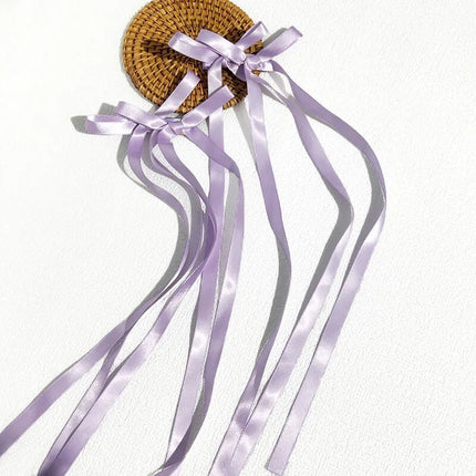 Fashion Bow Ribbon Hair Clips For Women Girls Lace Hairpins Barrettes Set Korean Bow Clips Party Hair Accessories Headwear Gifts