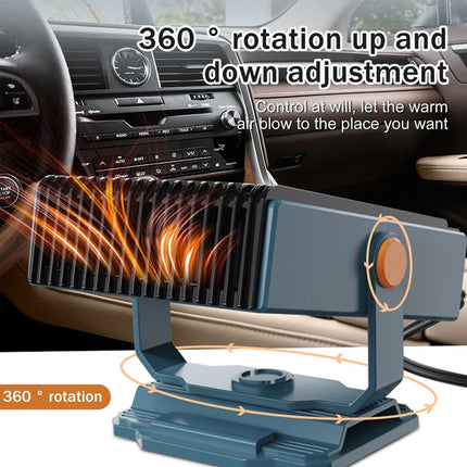 12V Car Mounted Heater With 360 ° Rotating Bracket For Defrosting Defogging Both Cooling Heating Purposes Car Heater New 2026