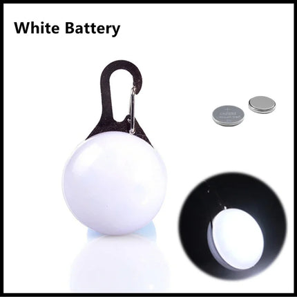 LED Glowing Pendant Flashlight Dog Cat Collar Pet Leads Glow Accessories Bright Necklace Luminous Collar Night Safety Decor