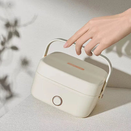 1000ML Electric Lunch Box Portable Rice Cooker Heating Bento Box Food Steamer Cooking Container Meal Lunch Box Food Warmer 220V