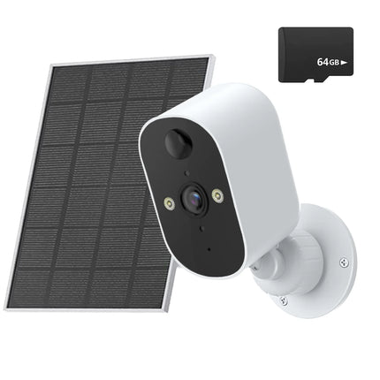 1080P WiFi Camera Solar Battery Outdoor Wireless Solar Powered Security Camera AI Motion Detection Two Way Audio Night Vision