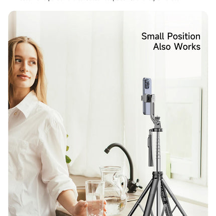 TOKQI Extendable Tripod with Bluetooth Remote,1/4'' Screw,Phone Holder,72inch Monopod for Smartphone Camera Projector brackets