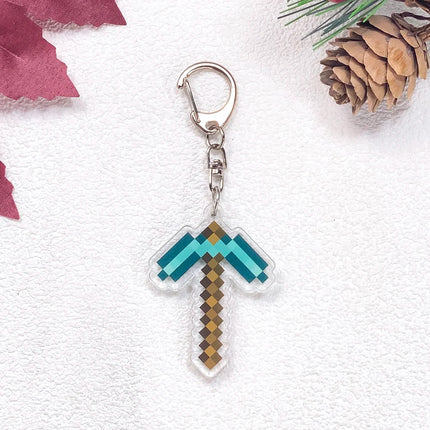 1/27Pcs Game Totem of Undying Car Keychain Accessories Acrylic Cute Charms Pendant For Bag Funny Key Holder Backpack Decoration