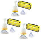 3  set yellow bags