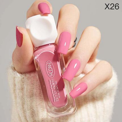 1PC 10ml Glass Bottle Water-Based Peel Off Nail Polish For Nails Colorful Chrome Varnish  Nail Art DIY Manicure No Need Lamp