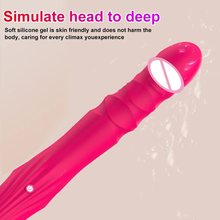 Simulate Dildo Vibrator With 10 Powerful Vibrating Modes of Clitoris G-spot Anal Stimulator for Adult Female Couple Sex Toys