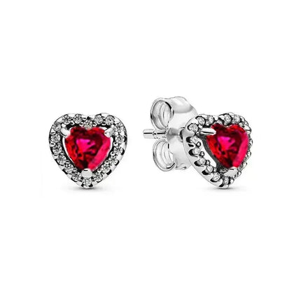 925 Sterling Silver Pink Bow Jewelry Set Ring Earrings Bracelet Necklace for Women Birthday Gift