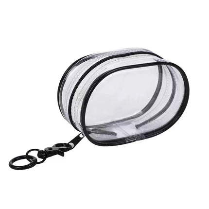 1pc Colorful Thicken Transparent PVC Mystery Box Keychain Jewelry Organizer Storage Cute Doll Bag Organization Dustproof Case